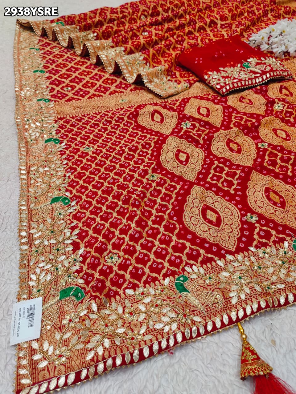 By Traditional Saree With Wedding Wear