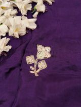 By Premium Munga Silk Saree Featuring Exquisite Pearl Dabka Embellishment