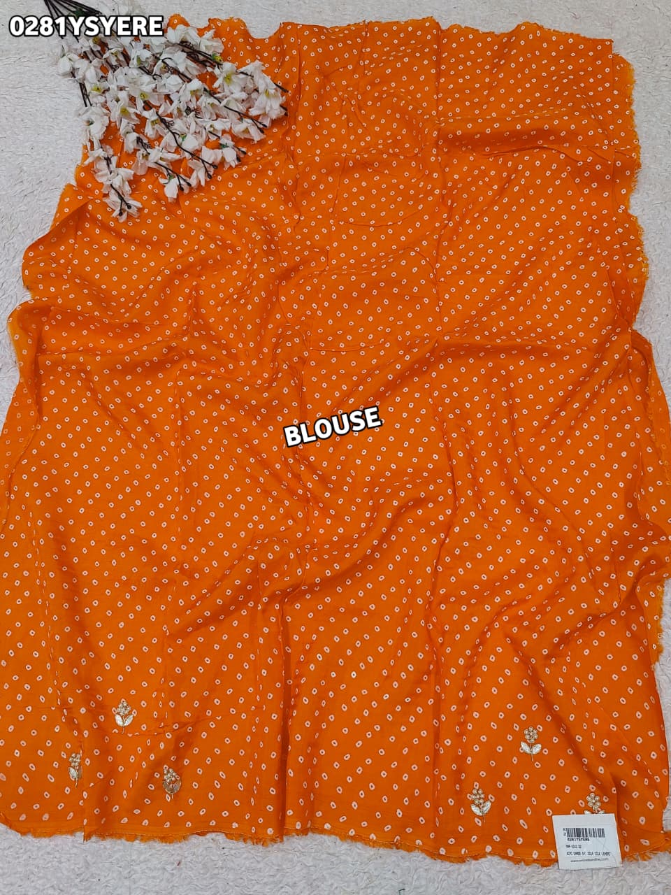 Buy New Premium Leheriya Saree With Hand Gota Patti Work KcPc