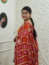 KcPc New Traditional Bandhani Gaji Silk Odhna Zardozi HighlightsMNL