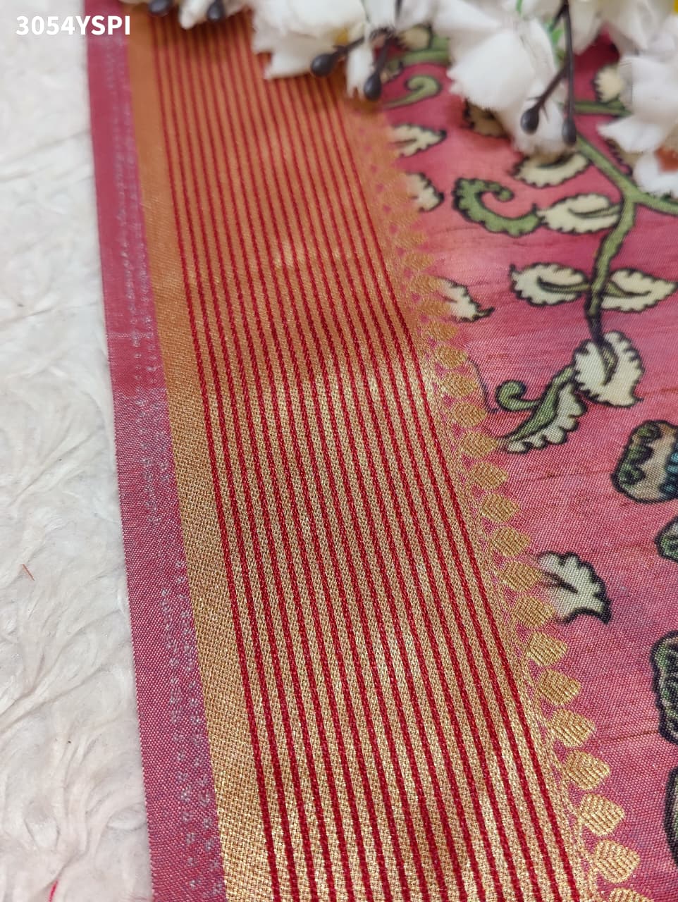 By Festive Pure Munga Silk Saree with Elegant Zari Border