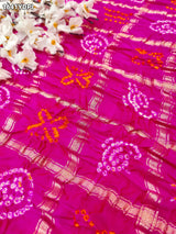 By New Luxury Gaji Silk Gota Patti Gharchola Dupatta Traditional Wear