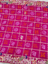 By New Luxury Gaji Silk Gota Patti Gharchola Dupatta Traditional Wear