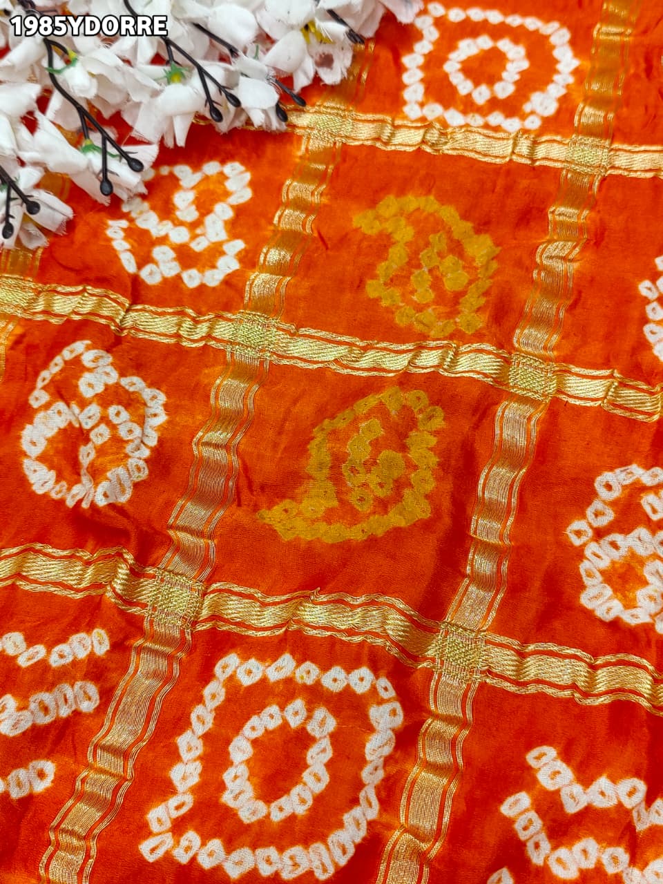 KcPc New Beautiful Arrival Pure Gaji Silk Marwadi Peacock Style Chunri PilaMNL