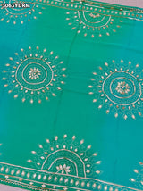 By Premium Gaji Silk Dupatta with Traditional Gotapatti Work