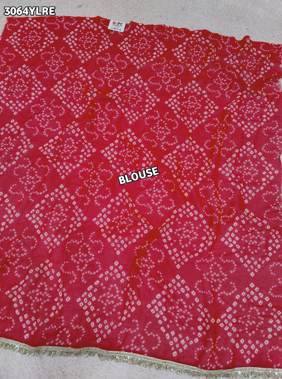 By Bandhani Style Lehanga With Wedding Wear