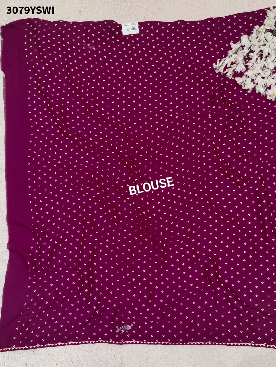 Buy Bandhani Saree with Elegant Gotapatti Work KcPc