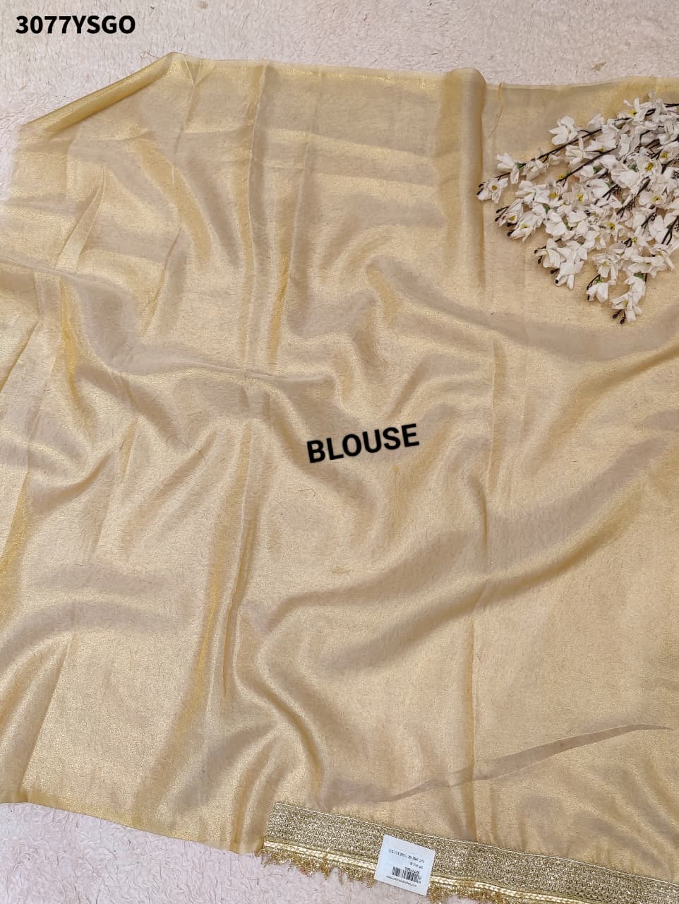 By Designer Saree With Zardosi Work