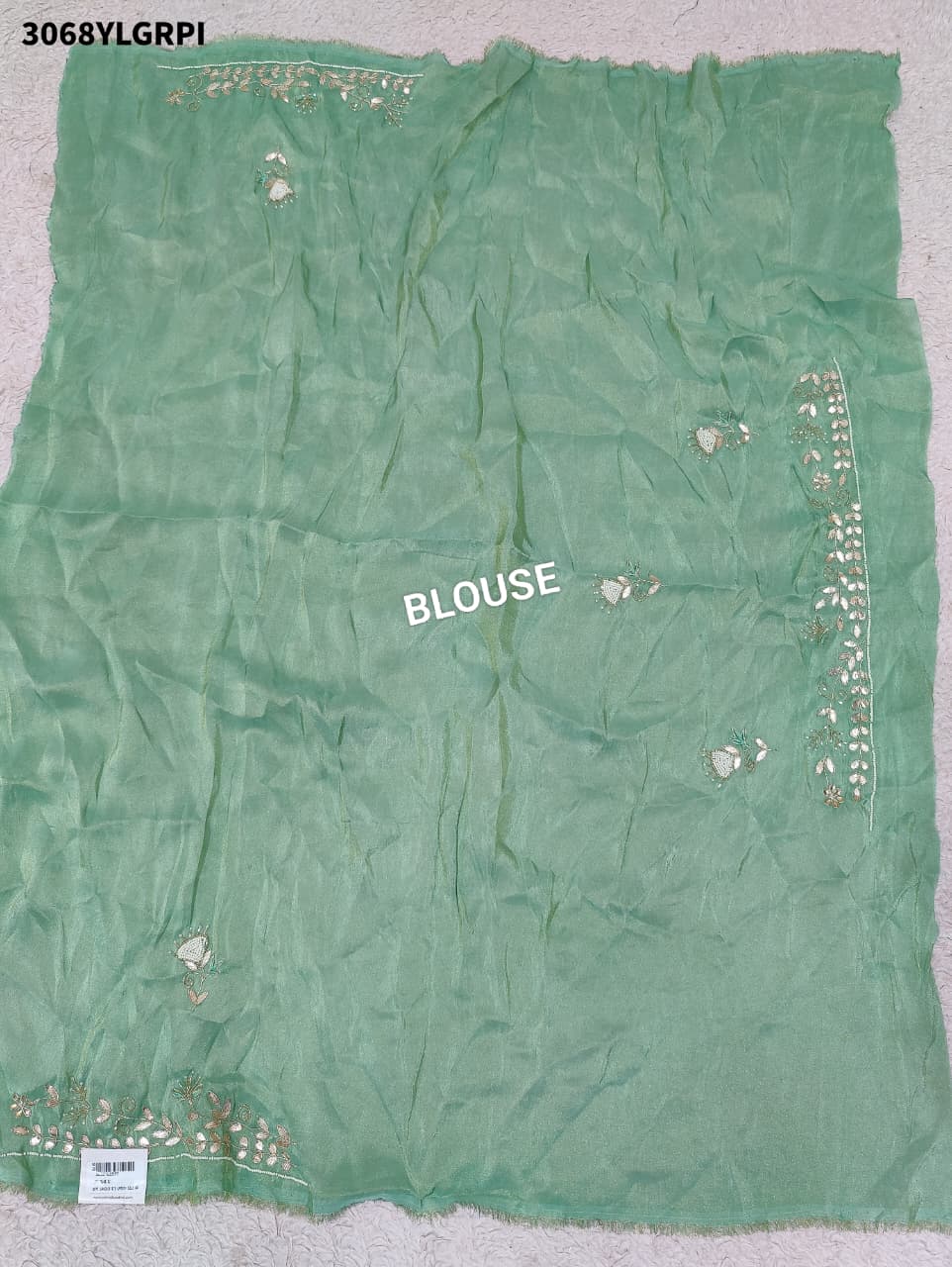 By Jaipuri Style Lehenga With Gotapatti Hand Work