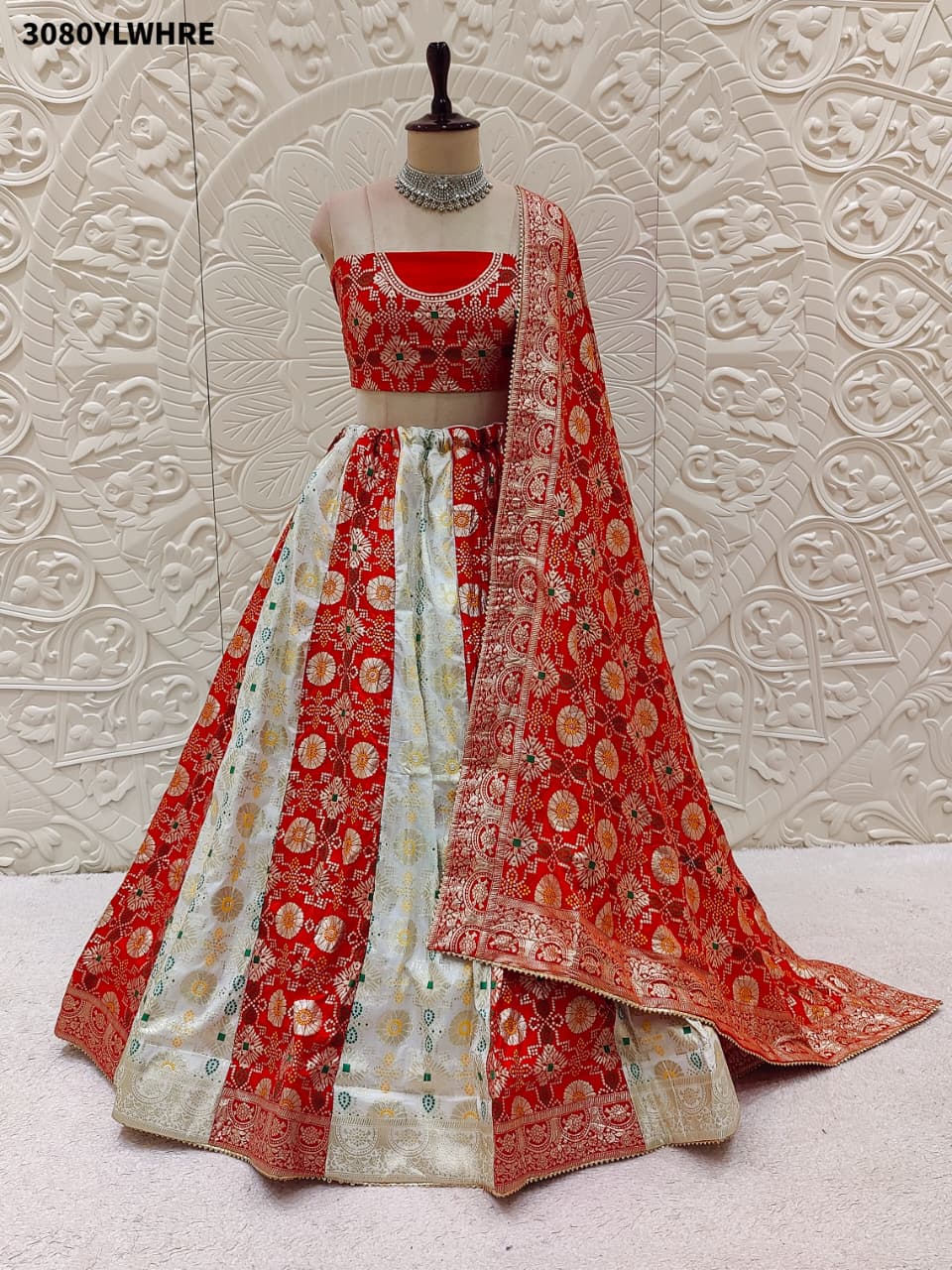 By Banarasi Lehenga With Traditional Wear