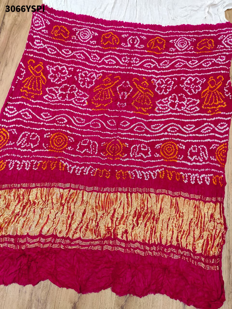 By New Traditional Elegance Bandhani Style Sarees KCPC