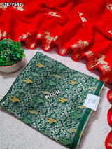 KcPc New Luxury Chinon Designer Saree with Fine Hand EmbroideryRB