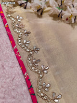 Buy New Designer Saree With Traditional Gotapatti Work KcPc