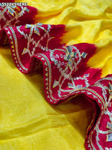 Buy New Premium Festive Saree with Traditional Gotapatti Work KcPc