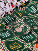 Buy New Elegant Bandhani Saree With Festive Wear KcPc