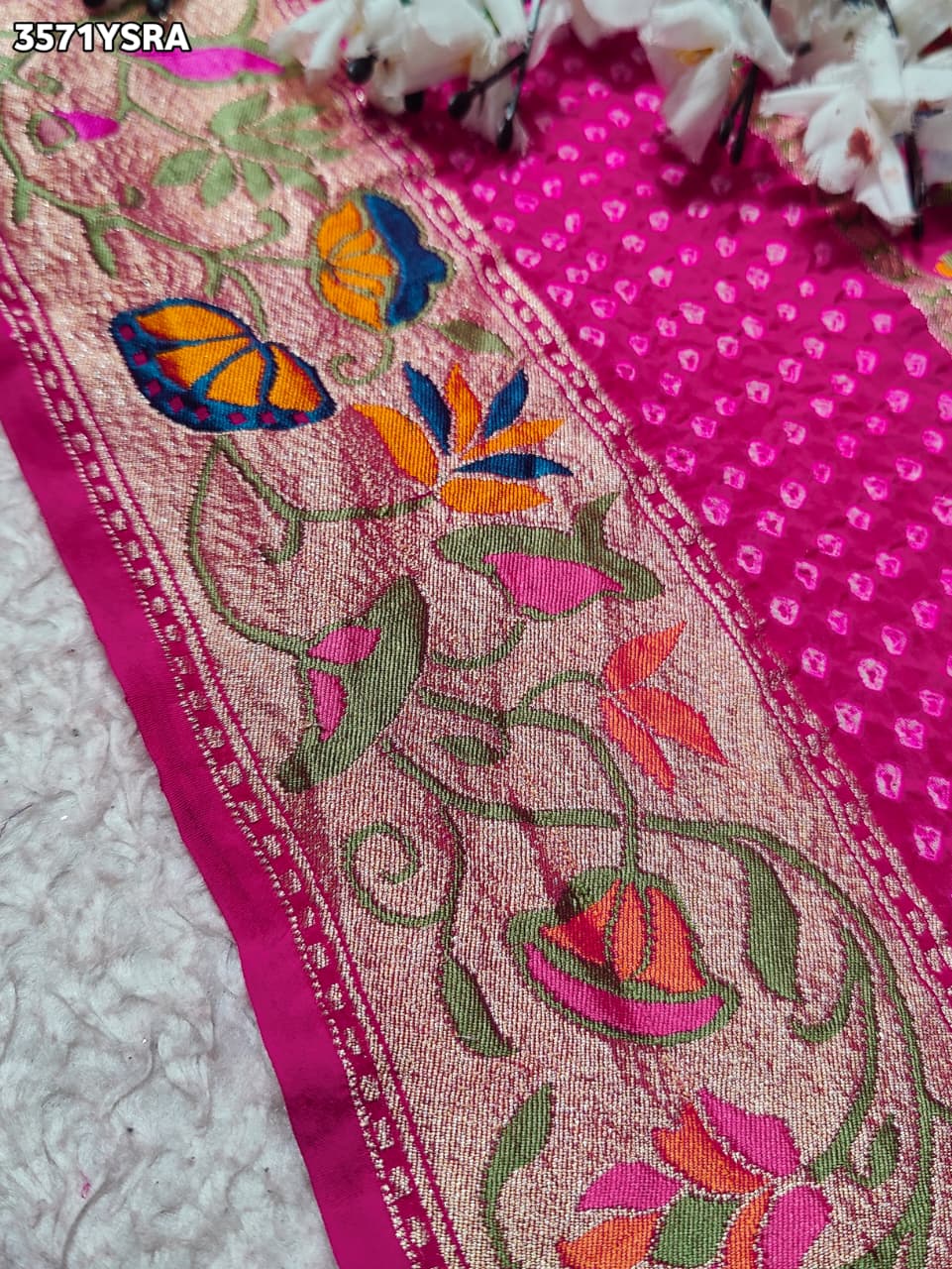 Buy New Traditional Kalamkari Print Saree for Festive Wear KcPc