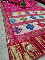 Buy New Elegant Traditional Saree with Floral Print Work KcPc
