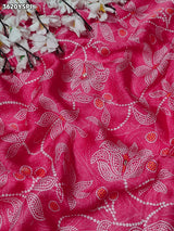 Buy New Elegant Traditional Saree with Floral Print Work KcPc
