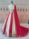 Buy New Bandhani Style Lehenga With GotaPatti Work KcPc