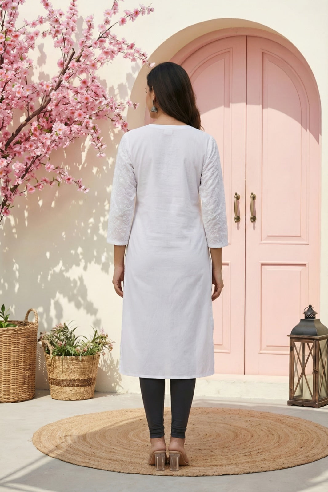 Buy New Elegant Chikankari Party Wear Kurti KcPc