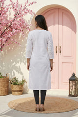Buy New Elegant Chikankari Party Wear Kurti KcPc