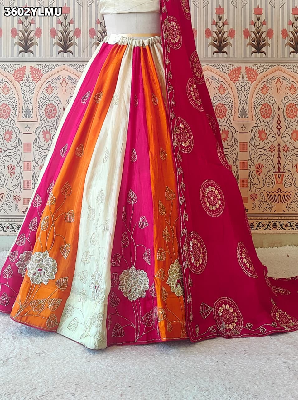Buy New Elegant Traditional Lehenga with Cutdana Work KcPc