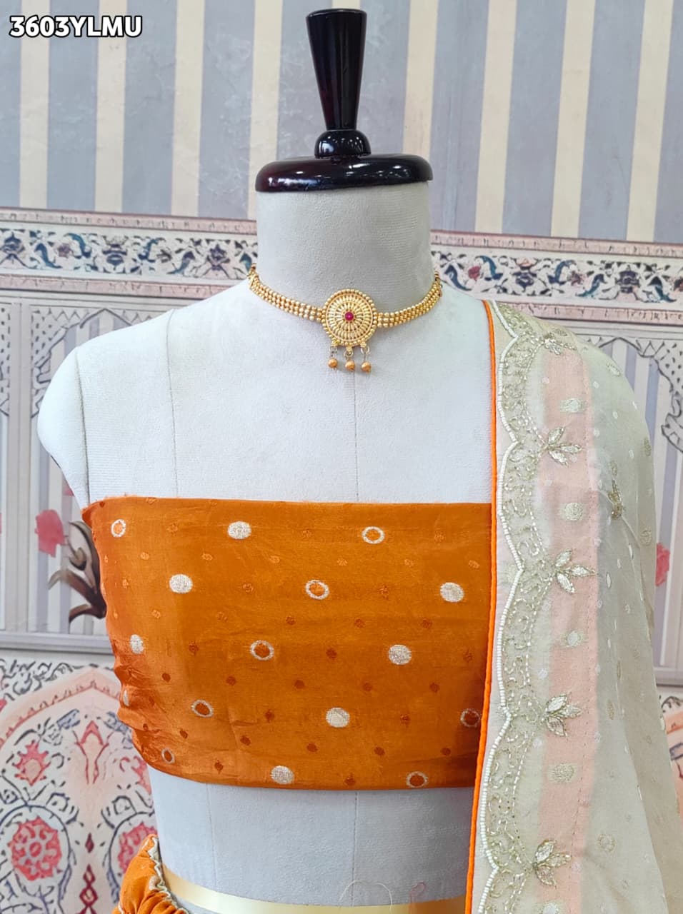 Buy New Traditional Lehenga With Cutdana Work KcPc
