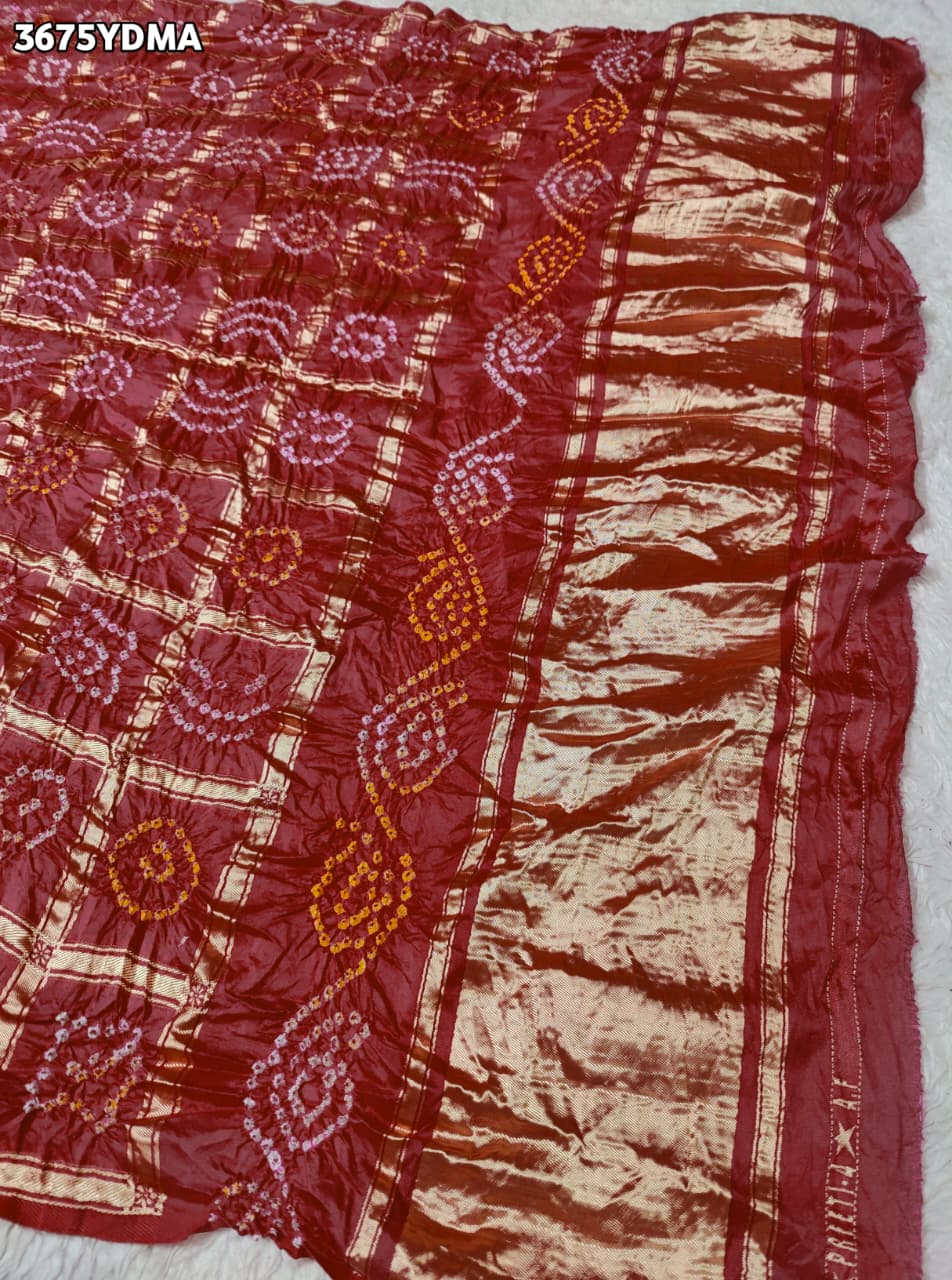 Buy Traditional Gatchola Dupatta with Rich Jari Weaving KcPc