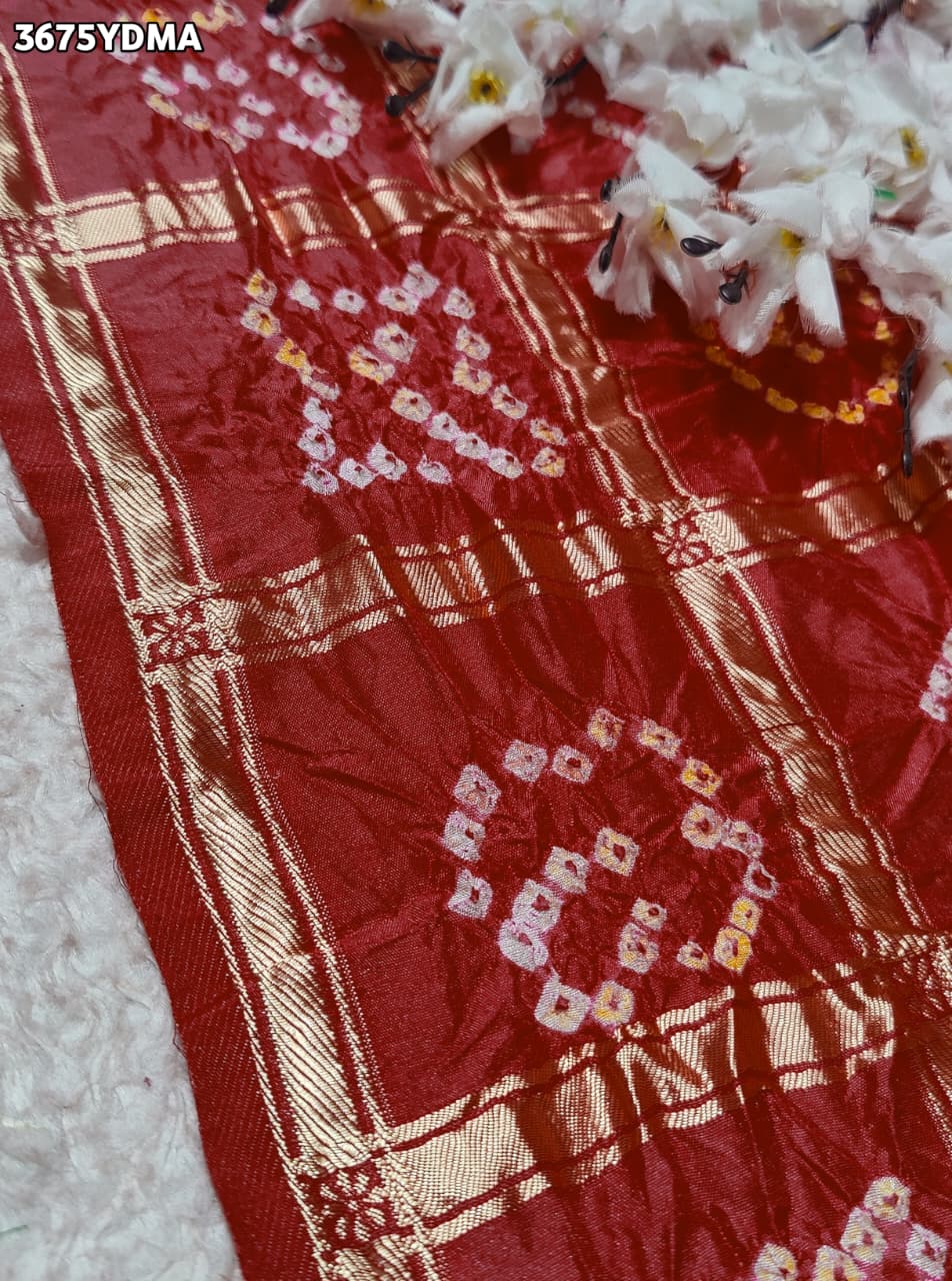 Buy Traditional Gatchola Dupatta with Rich Jari Weaving KcPc