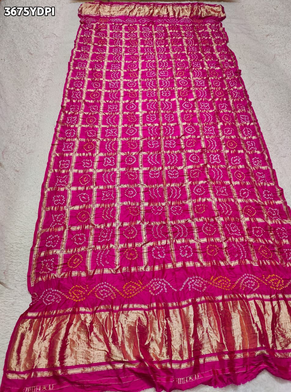 Buy Traditional Gatchola Dupatta with Rich Jari Weaving KcPc