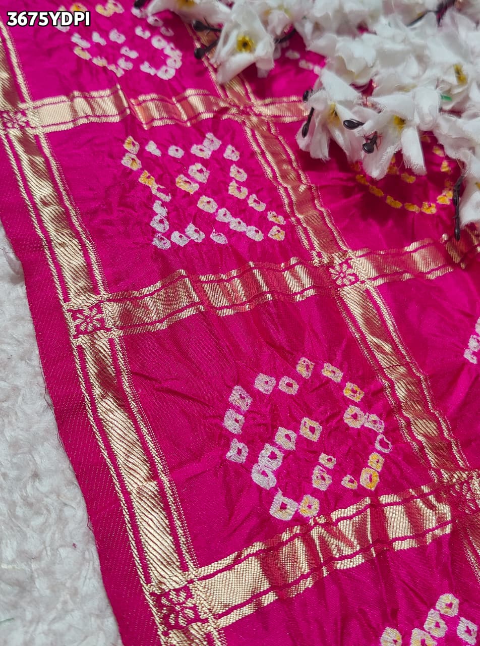 Buy Traditional Gatchola Dupatta with Rich Jari Weaving KcPc