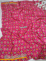 Buy New Patola Style Saree with Cutdana Work KcPc