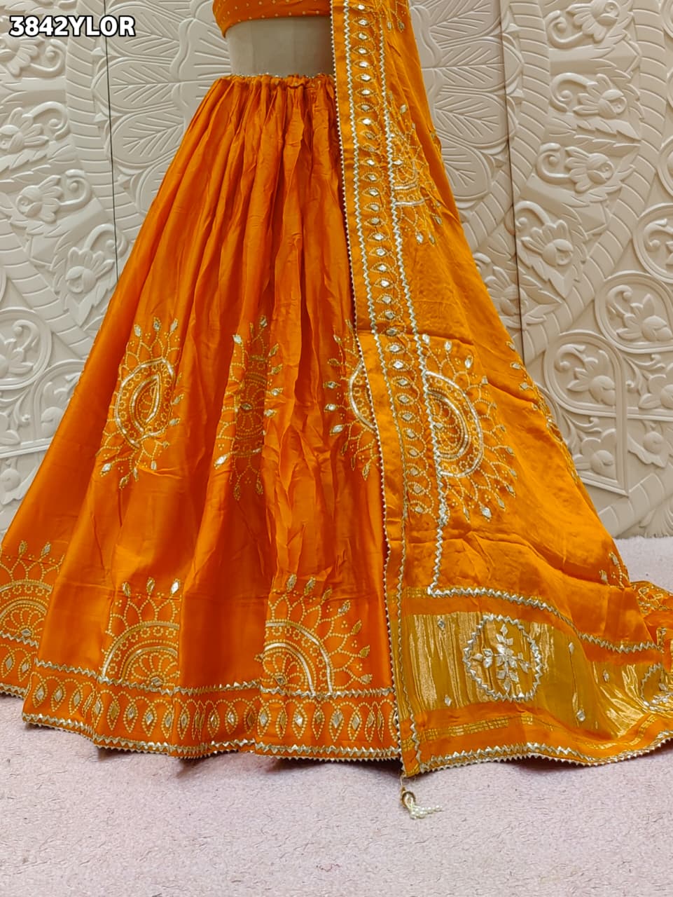 Buy New Premium Lehenga with Stunning Gotapatti Finish KcPc