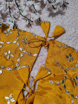 Buy HO Silk Designer Style Gota patti Work KcPc