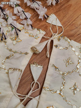 Buy HO Silk Designer Style Gota patti Work KcPc