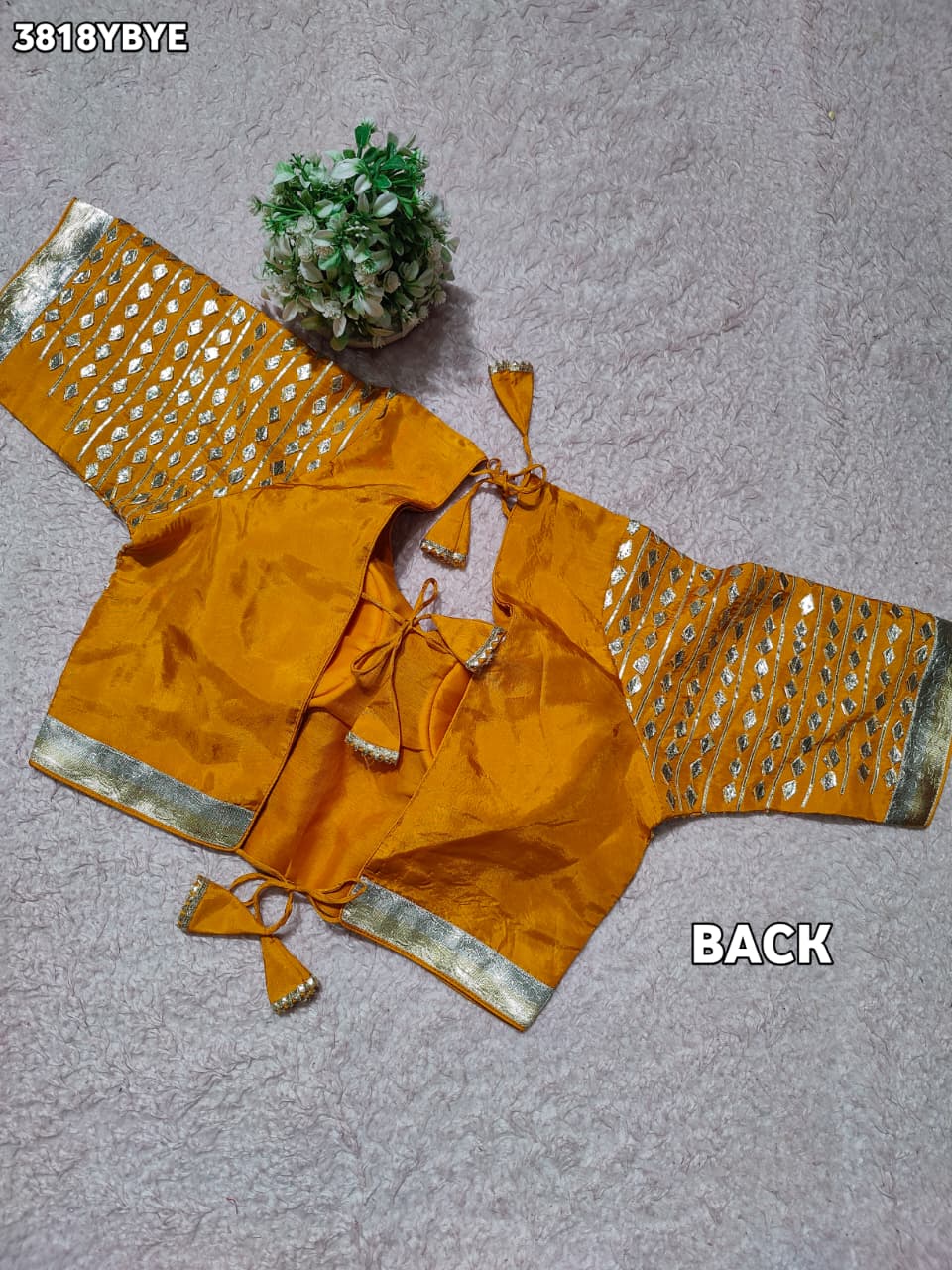 Buy HO Silk Designer Style Gota patti Work KcPc