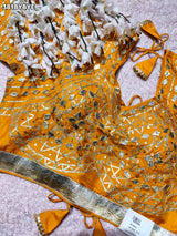 Buy HO Silk Designer Style Gota patti Work KcPc