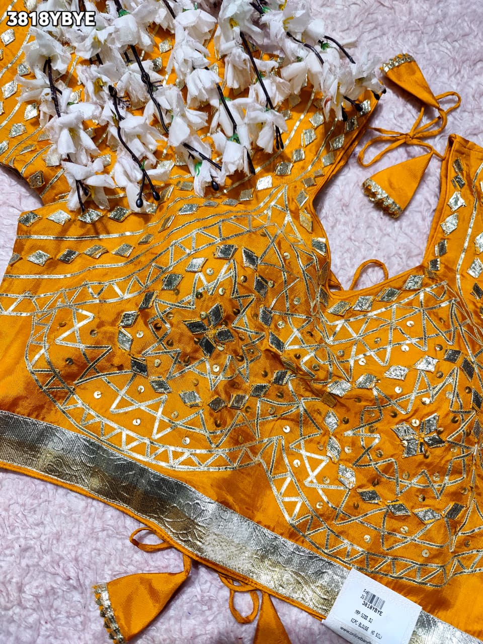 Buy HO Silk Designer Style Gota patti Work KcPc