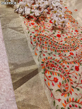Buy New Launch Designer With Kashida Work Saree KcPc