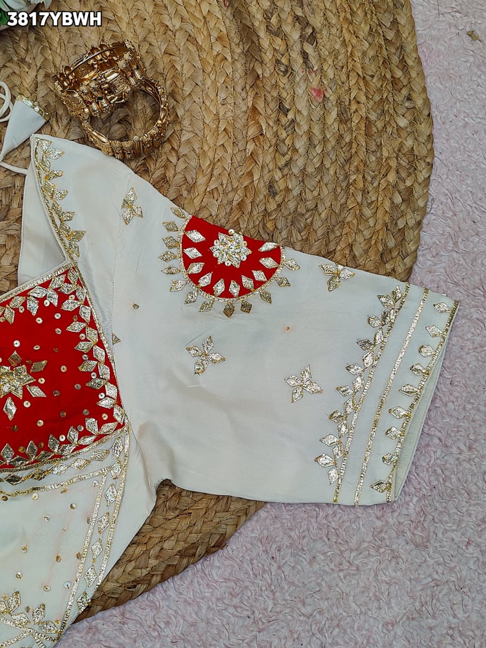 Buy HO Silk Designer Style Gota patti Work KcPc image 3