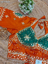 Buy HO Silk Designer Style Gota patti Work KcPc image 2