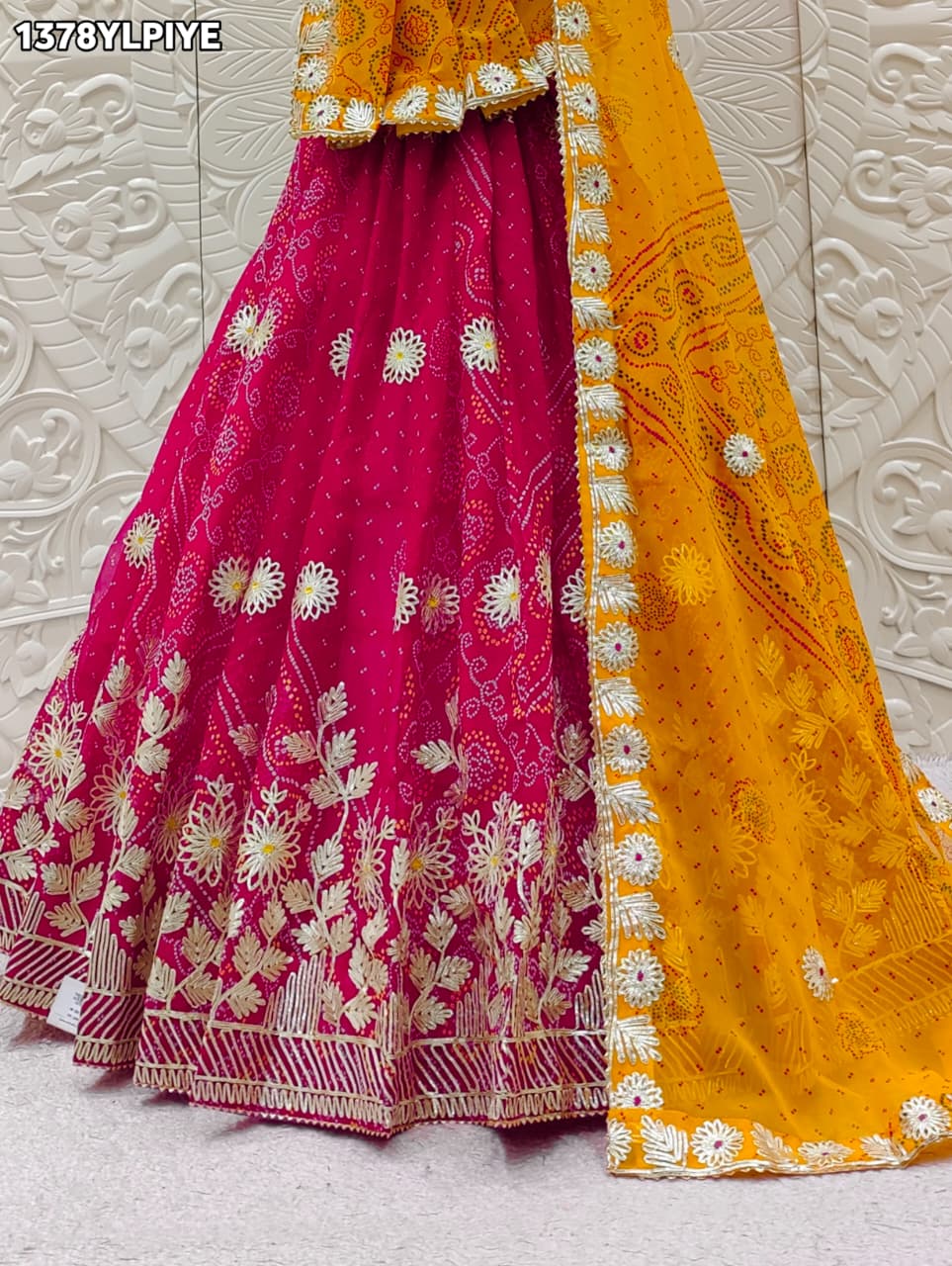 Buy Festive Special Premium Gota Patti Lehenga Kcpc image 3