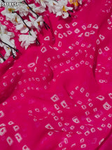 Buy Festive Special Georgette Bandhani Saree Kcpc