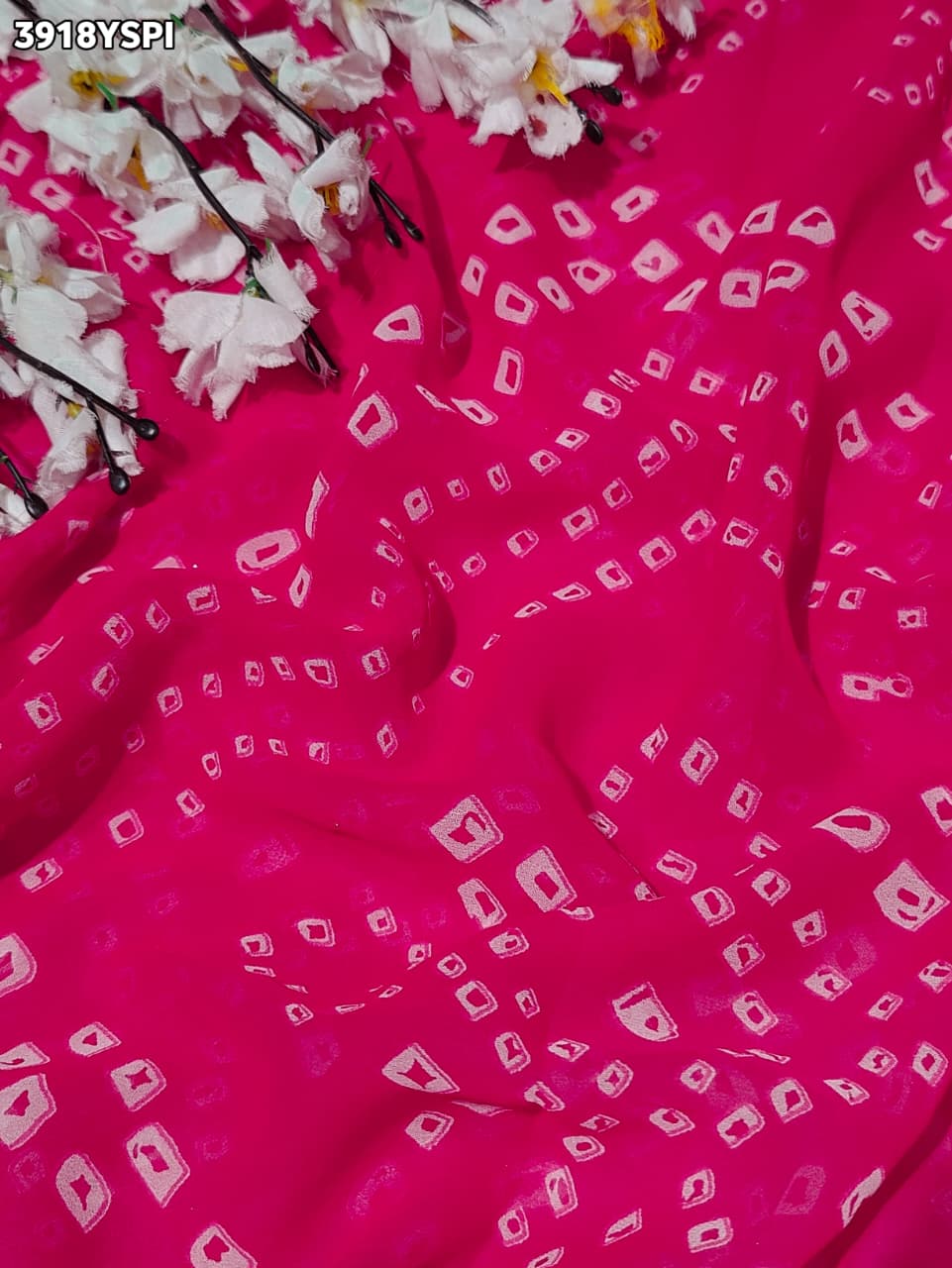 Buy Festive Special Georgette Bandhani Saree Kcpc