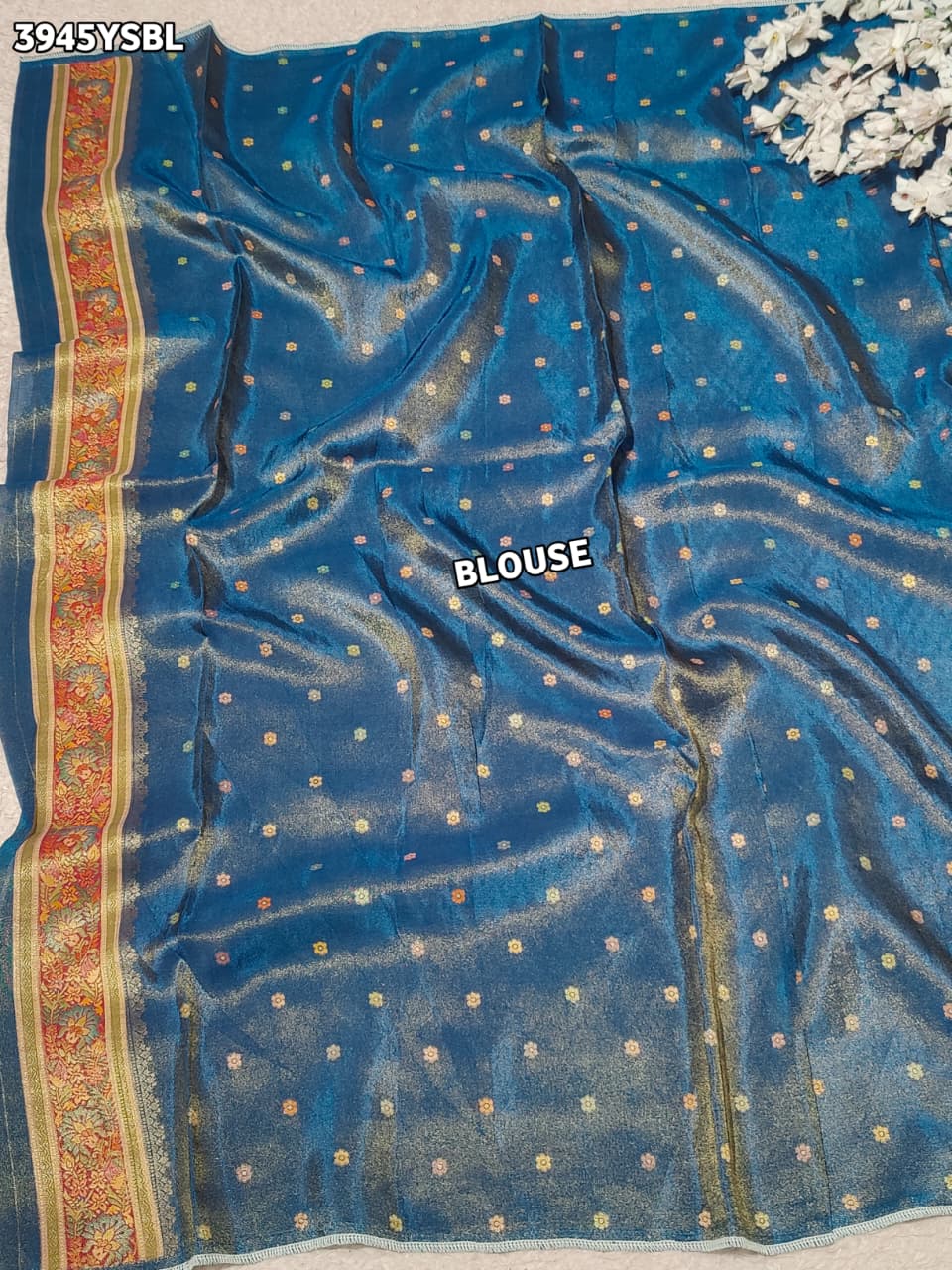 Buy Tussar Silk Saree With Festive Wear Kcpc