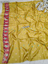 Buy Tussar Silk Saree With Festive Wear Kcpc