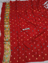 Buy Tussar Silk Saree With Festive Wear Kcpc