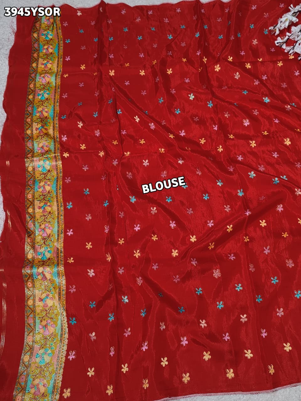 Buy Tussar Silk Saree With Festive Wear Kcpc