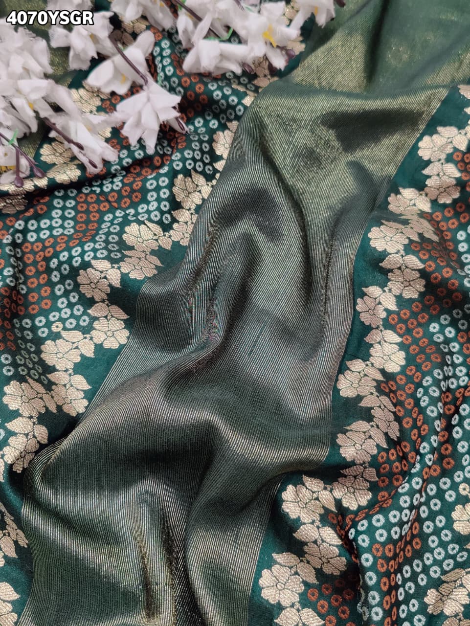 Buy Dola Silk Banarasi Style Saree Kcpc
