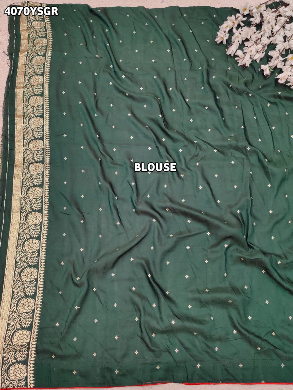 Buy Dola Silk Banarasi Style Saree Kcpc
